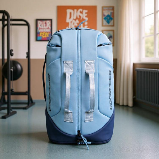 GODSPEED Large-Capacity Badminton Tennis Racket Bag Sports Backpack with Wet-Dry Separation, G2511N