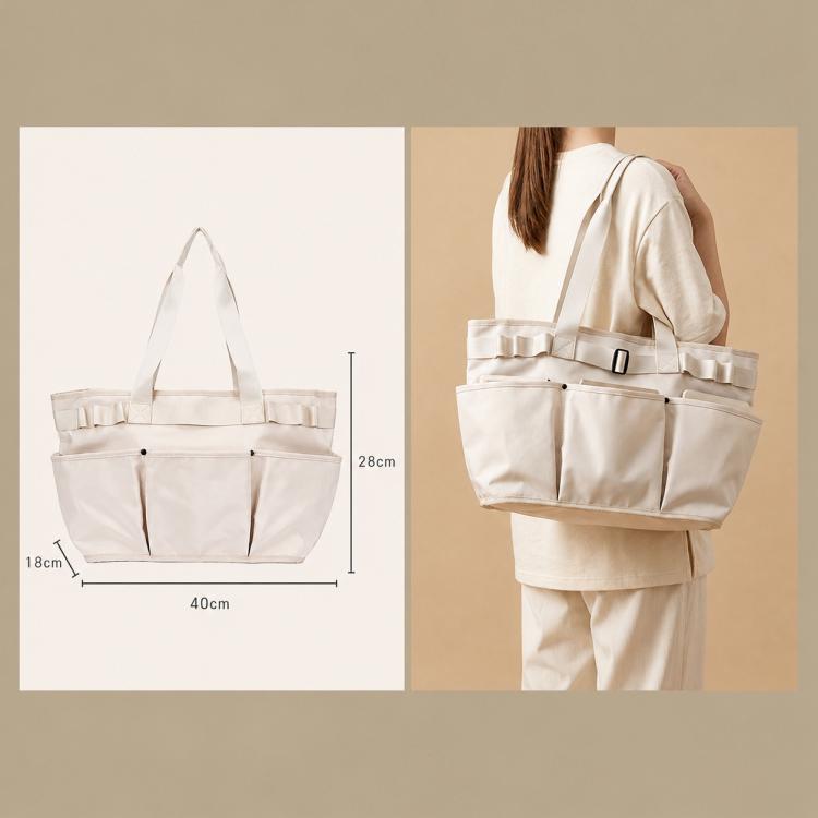 Large Capacity Outdoor Sports Tote Bag with Multiple Pockets for Commuting