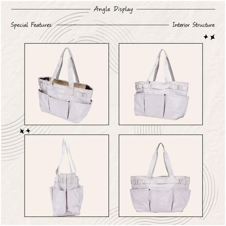Large Capacity Outdoor Sports Tote Bag with Multiple Pockets for Commuting