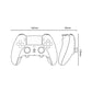 Wireless game controller size diagram with 162mm width and 65mm height