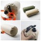 Khaki water storage bag float for tent weighting with roll-top valve and handles
