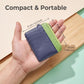 Square Leather Card Holder Luggage Tag with Lanyard