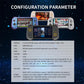 Handheld game console lineup showing configuration parameter with 5.5-inch IPS display