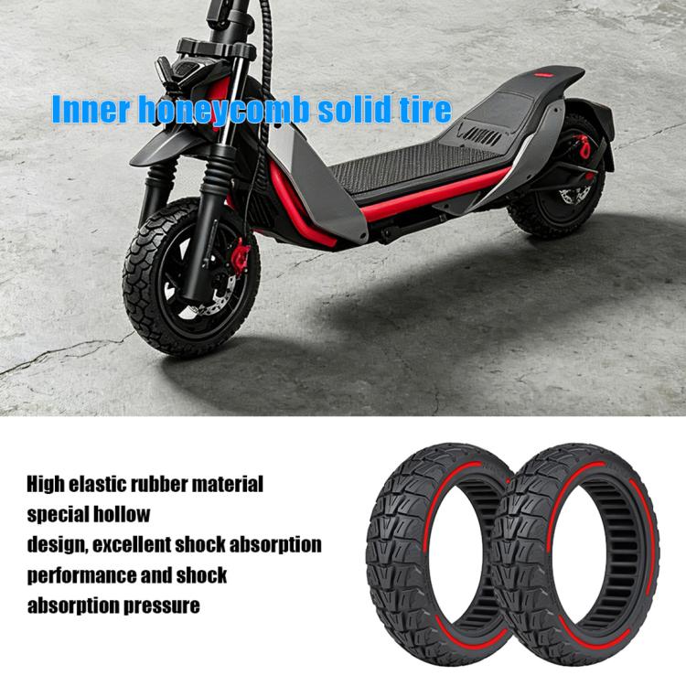 Electric Scooter Off-Road Inner Honeycomb Texture Solid Tire, For Ninebot ZT3 Pro