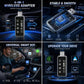Car wireless smart box adapter device with USB-C and USB-A connection ports