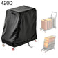 Waterproof folding chair cover, black 420D Oxford cloth with drawstring