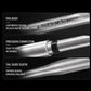 Soldering pen handle detail showing barrel, coupling, and guide sleeve