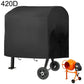 420D oxford cloth cement mixer cover, dark gray, fitted with tie straps