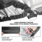 Black kayak cover close-up of adjustable elastic hem and drawstring toggle