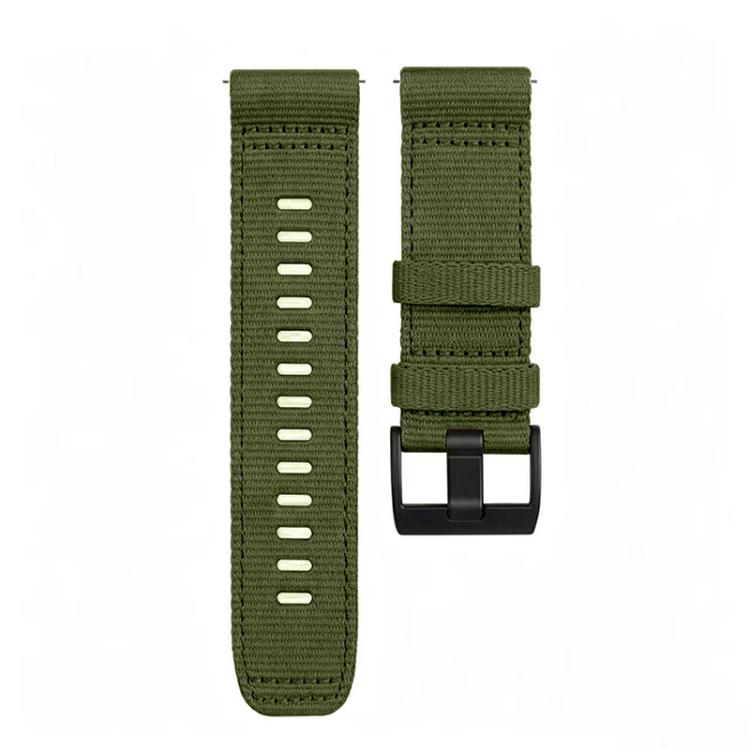 Canvas Nylon Pin Buckle Watch Band, For Garmin Venu X1