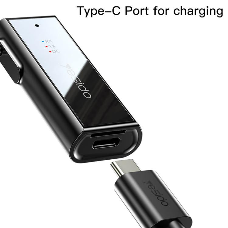 Yesido YAU41 Bluetooth AUX adapter with Type-C charging port