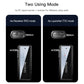 Black 3.5mm AUX Bluetooth adapter shown in RX mode and TX mode