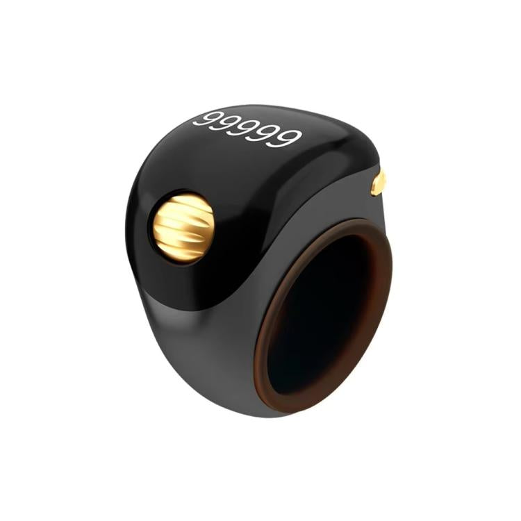 Black smart prayer ring counter with 99999 on top