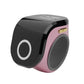Pink smart prayer ring counter with OLED touch display and adjustable band
