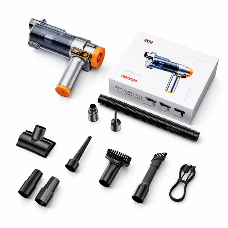 SUITU ST-153A Plus Handheld Blow Suction Combo Car Vacuum Cleaner with Inflation Function, ST-153A Plus