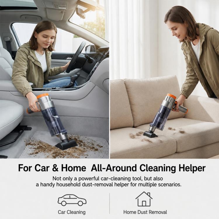 SUITU ST-153A Plus Handheld Blow Suction Combo Car Vacuum Cleaner with Inflation Function, ST-153A Plus