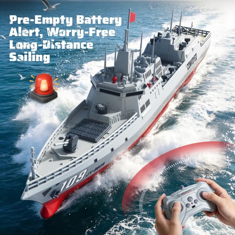 JJR/C S28 2.4GHz RC Destroyer Model Supports Water Spray