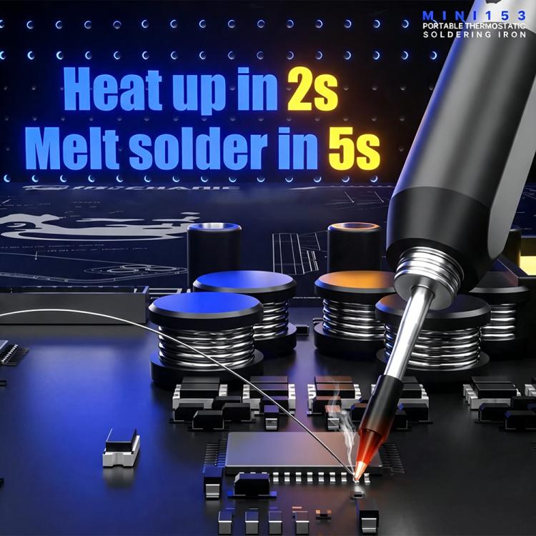 MECHANIC Mini 153 Portable Adjustable Type-C Thermostatic Soldering Iron