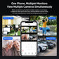 K12 Wireless WIFI Home Security Camera, Supports HD Night Vision and Two-Way Audio, K12