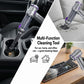 Handheld vacuum with multi-function cleaning tool and transparent dust cup