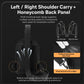 Men's crossbody bag with honeycomb back panel and adjustable strap carry options