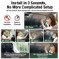 Car windshield sunshade installed on front glass, iridescent reflective panel