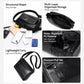 WEIXIER D1227 Simple PU Leather Waterproof Large Capacity Shoulder Crossbody Bag