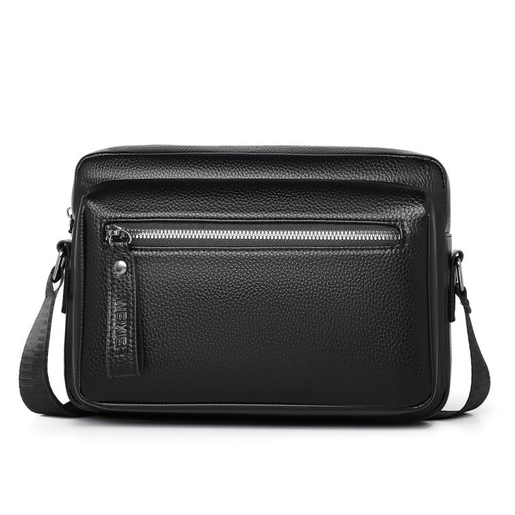 WEIXIER D1228 Retro Lychee Texture Waterproof Large Capacity Shoulder Crossbody Bag