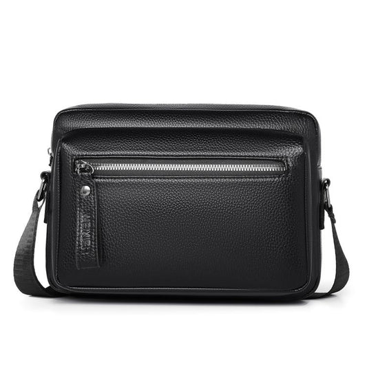 WEIXIER D1228 Retro Lychee Texture Waterproof Large Capacity Shoulder Crossbody Bag