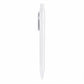 10 PCS/Pack Retractable Minimalist White Ballpoint Pen, 1.0mm Bullet Tip