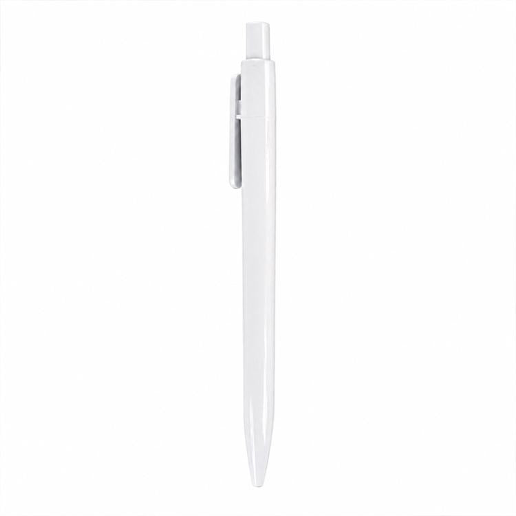 10 PCS/Pack Retractable Minimalist White Ballpoint Pen, 0.7mm Bullet Tip