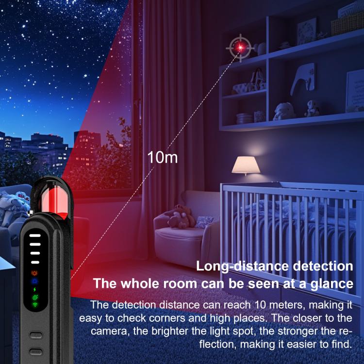 T06 Camera Detector Infrared Magnetic Detection Privacy Alarm