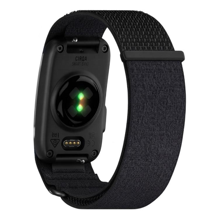 For Garmin CIRQA Smart Band xDfind Woven Nylon Hook and Loop Fastener Watch Band, S-M Wrist Circumference 120-200mm, L-XL Wrist Circumference 145-240mm