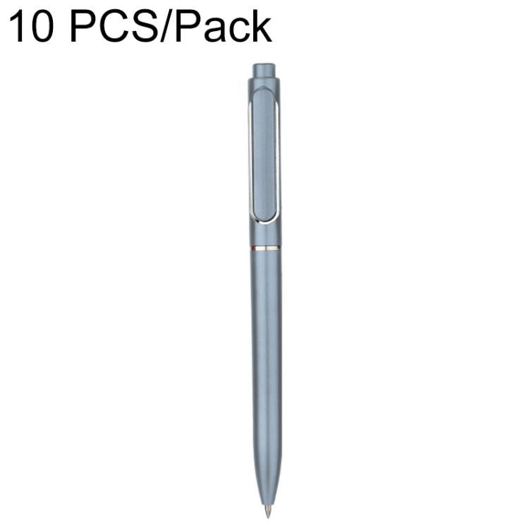 Retractable gel pen refill with bullet tip, light blue barrel