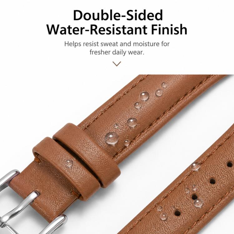 xDfind Slim Waist Vegan Leather Watch Band, For Xiaomi Band 10 Pro / Redmi Watch 6 / 5