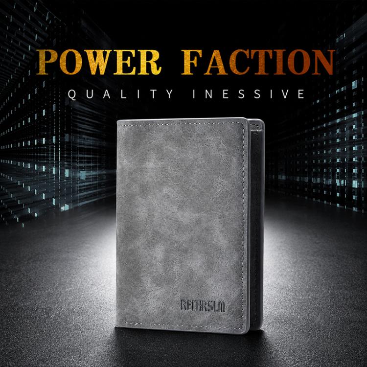 RECHRSLM PU Leather Passport Document Storage Card Bag