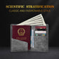 RECHRSLM PU Leather Passport Document Storage Card Bag