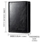 RECHRSLM PU Leather Passport Document Storage Card Bag