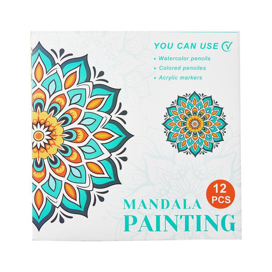 DIY Doodle & Stress-Relief Painting Coloring Book for Kids 12-Page