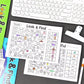 Look & Find activity pages with colored highlights and magnifying glass icons