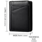 Ultra-thin Multi-card Slot Oil Waxed Leather Short Wallet