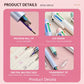 5 PCS/Pack 1.0mm Bullet Tip Six-colors Retractable Ballpoint Pen