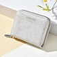 RECHRSLM Large Capacity Multi-card Short Zipper Coin Card Bag