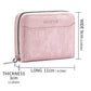 RECHRSLM Large Capacity Multi-card Short Zipper Coin Card Bag
