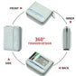 RECHRSLM Large Capacity Multi-card Short Zipper Coin Card Bag