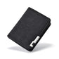Retro Men Frosted PU Leather Short Wallet Card Bag