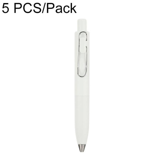 5 PCS/Pack 0.5mm Bullet Tip Colorful Retractable Pocket Ballpoint Pen, White, Red, Orange, Black, Pink, Yellow, Ink Blue, Grey Blue, Dark Green, Bean Green, Light Purple, Green Pink, Blue Black, Pink White, White Blue, Yellow Green                     ...