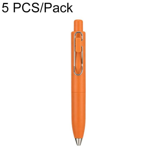 5 PCS/Pack 0.5mm Bullet Tip Colorful Retractable Pocket Ballpoint Pen, White, Red, Orange, Black, Pink, Yellow, Ink Blue, Grey Blue, Dark Green, Bean Green, Light Purple, Green Pink, Blue Black, Pink White, White Blue, Yellow Green                     ...
