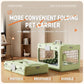 Portable Foldable Pet Carrier Crate with Ventilated Mesh