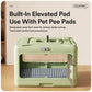 Portable Foldable Pet Carrier Crate with Ventilated Mesh